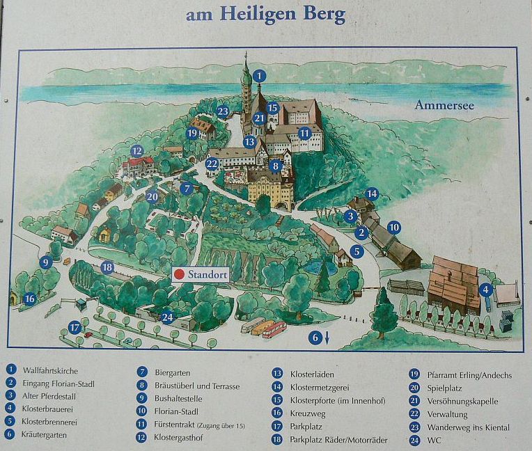 Mapa+klasztor+Andechs